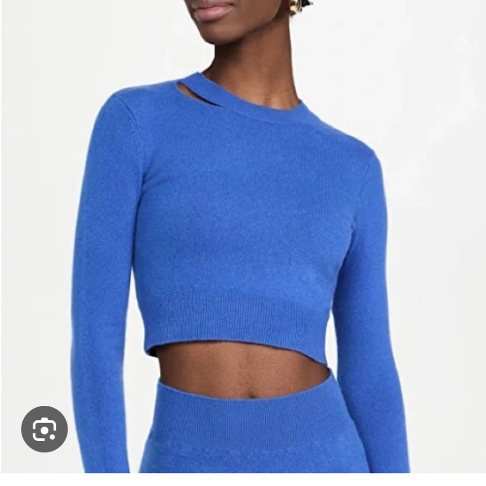 Frame Denim Blue Crew Neck Sweater